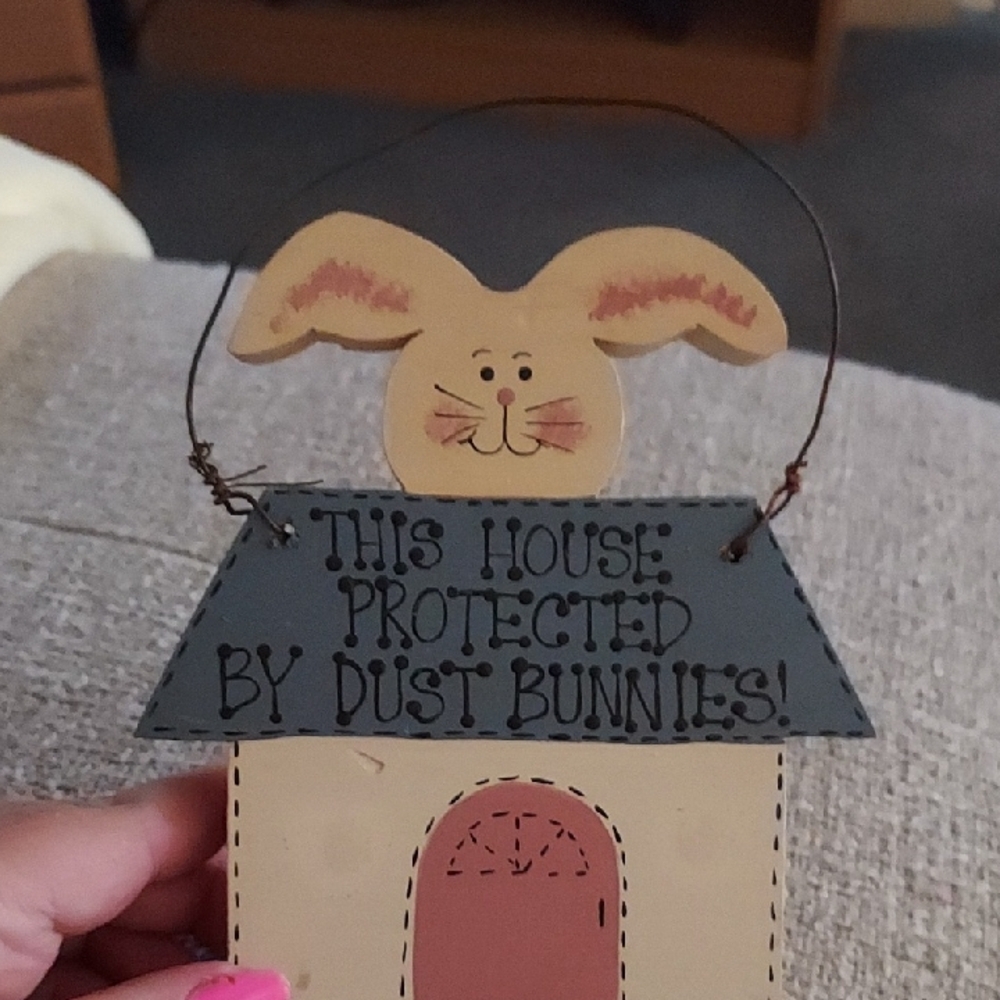 Cute Bunny House Sign